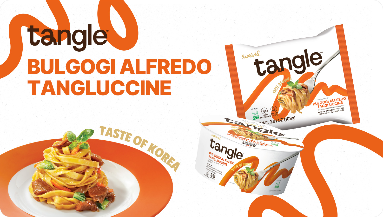 tangle bulgogi alfredo tangluccine